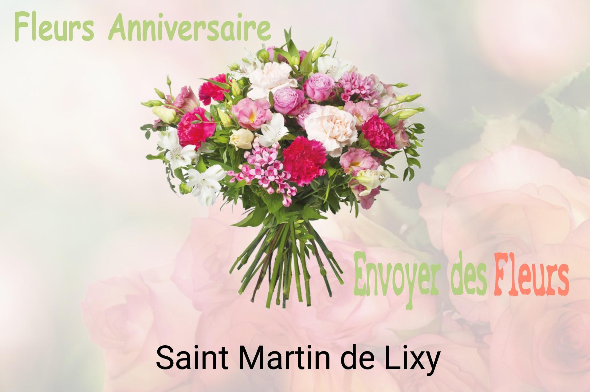 Bouquet de fleurs d’anniversaire livré à Saint-Martin-de-Lixy