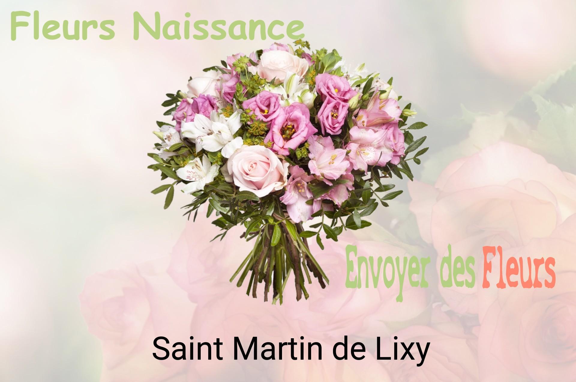 Bouquet de fleurs de naissance livré à Saint-Martin-de-Lixy